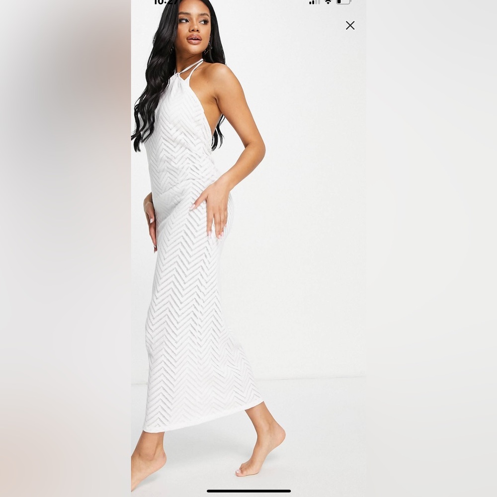 Knit dress- added photo wearing it